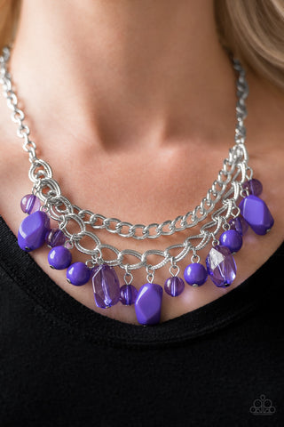 Paparazzi Brazilian Bay Purple Necklace