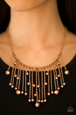 Paparazzi Catwalk Champ Copper Necklace