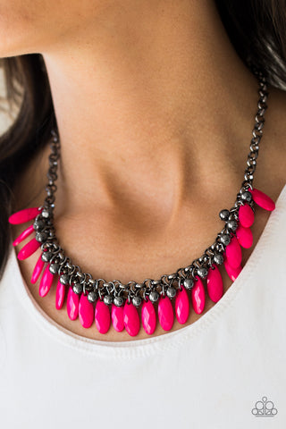 Paparazzi Accessories Jersey Shore Pink Necklace