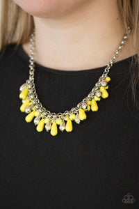 Coastal Cabanas Yellow Necklace - Nothin' But Jewelry by Mz. Netta