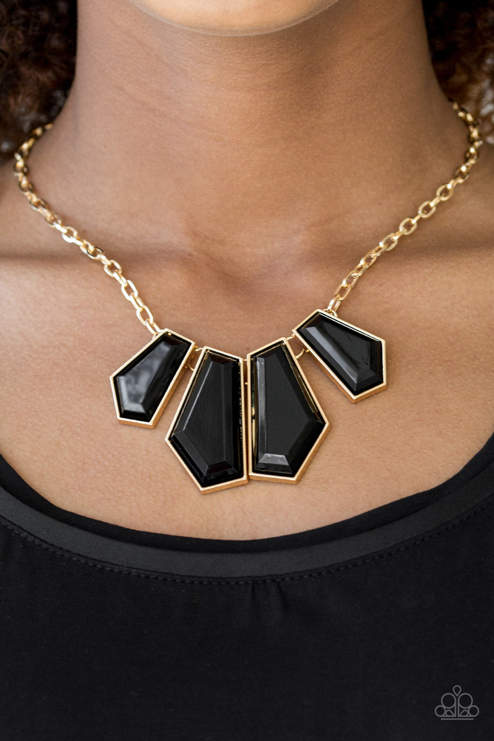 Get Up and GEO Gold Necklace