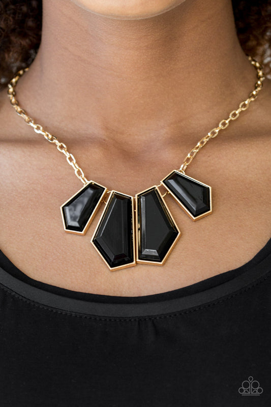 Get Up and GEO Gold Necklace