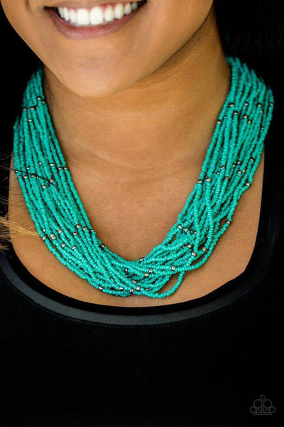 Summer Samba Blue Necklace - Nothin' But Jewelry by Mz. Netta