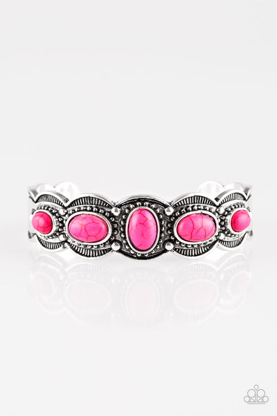 Paparazzi Accessories Desert Farer Pink Bracelet