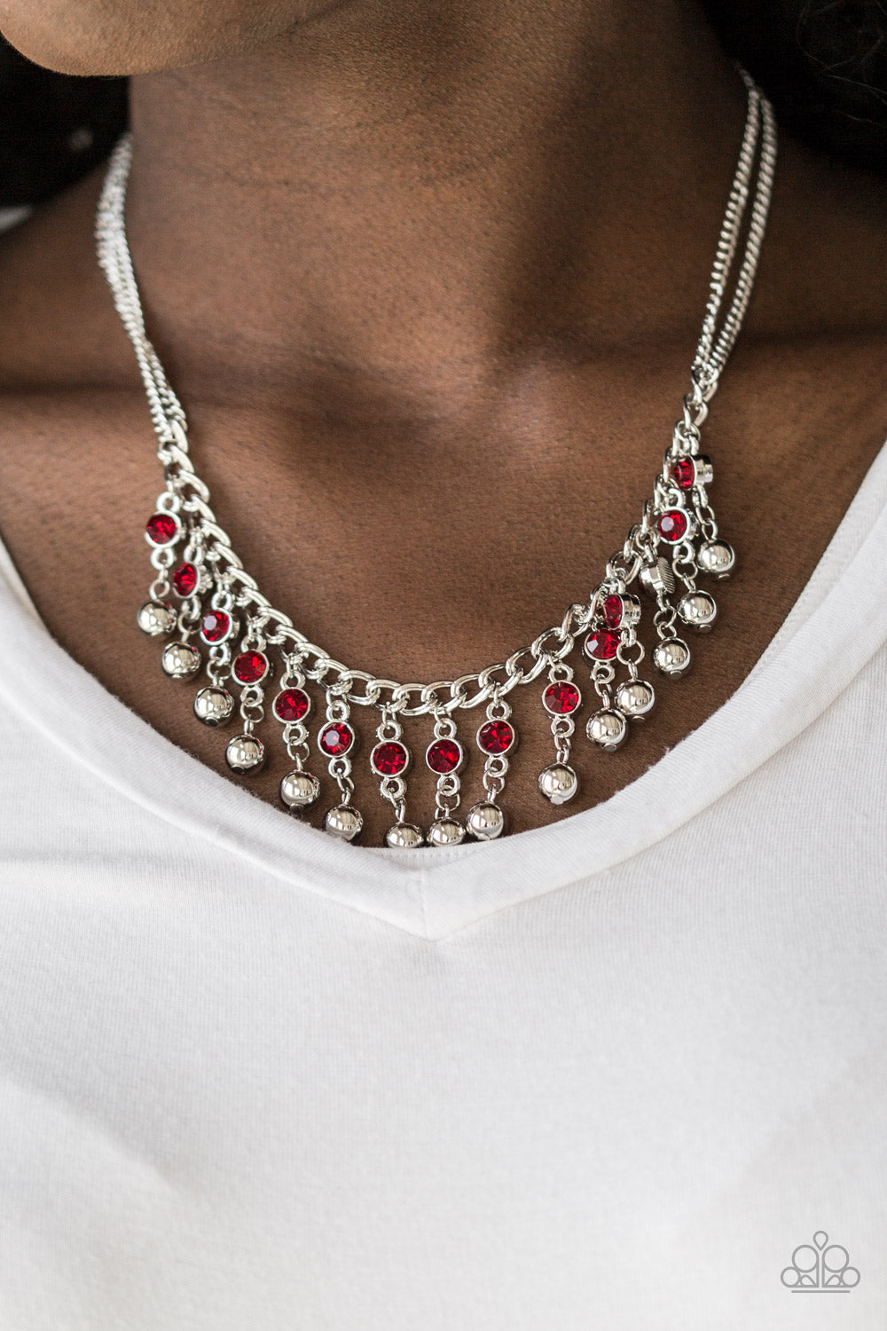 Pageant Queen Red Necklace