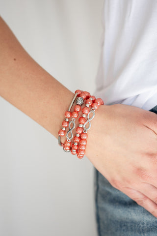 Limitless Luxury Orange Bracelet