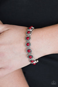 Globetrotter Goals Red Bracelet