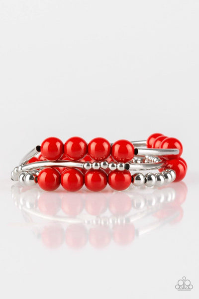 New Adventures Red Bracelet - Nothin' But Jewelry by Mz. Netta