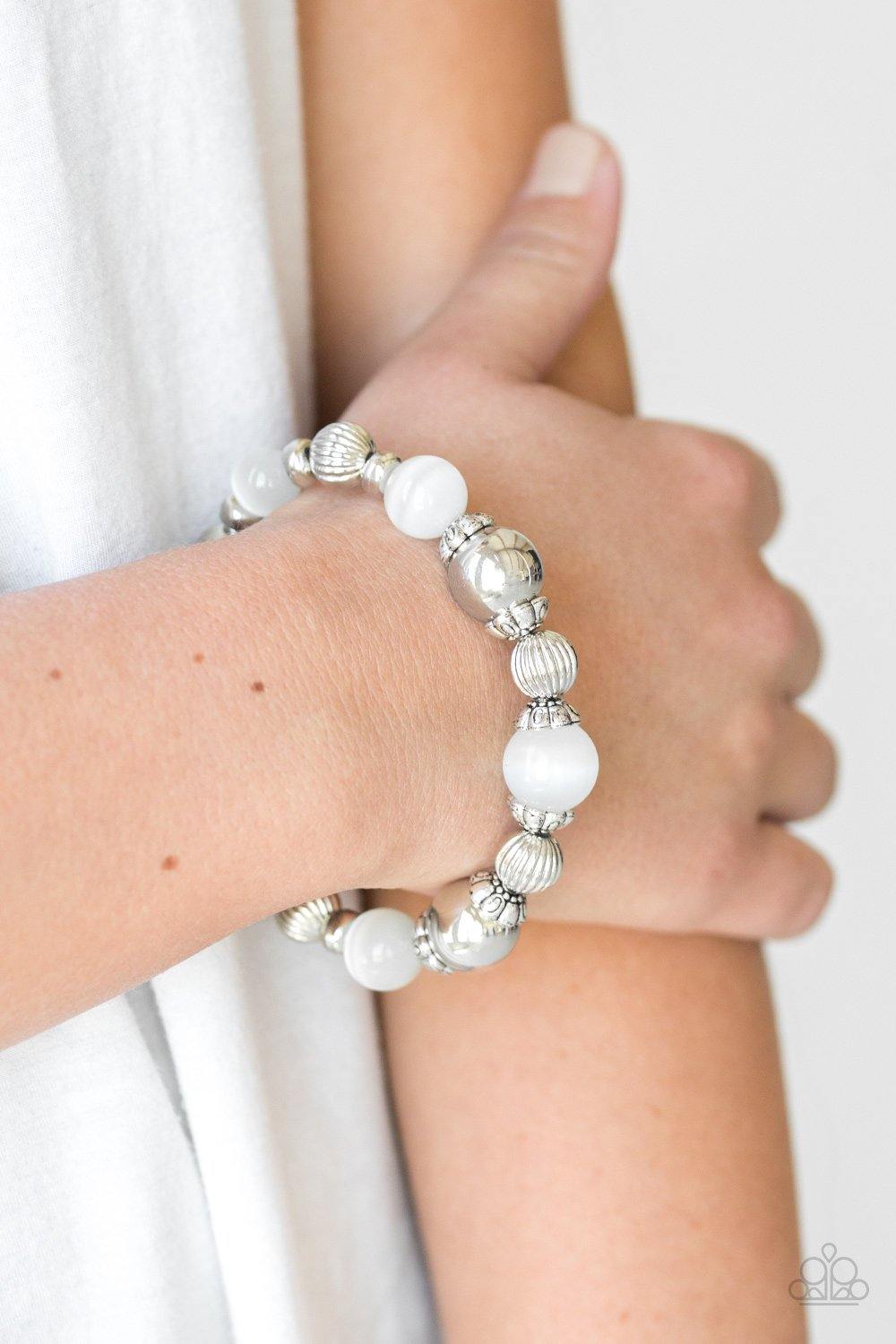 Paparazzi Accessories Once Upon A MARITIME White Bracelet