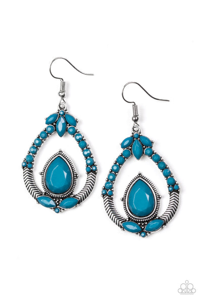 Vogue Voyager Blue Earrings