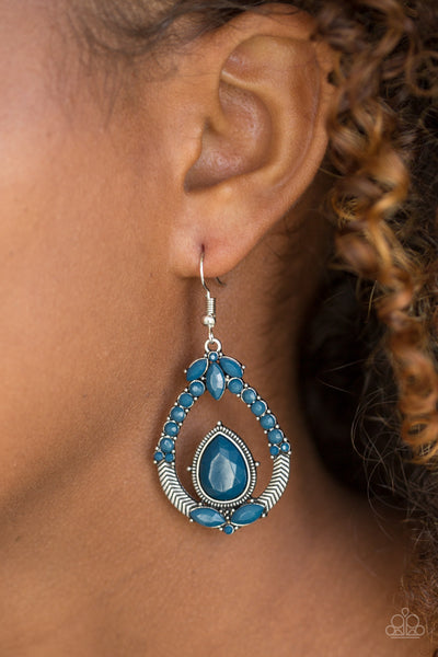 Vogue Voyager Blue Earrings