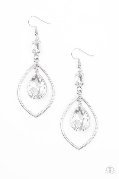Priceless White Earrings - Nothin' But Jewelry by Mz. Netta