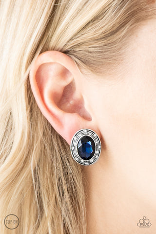 East Side Etiquette Blue Earrings