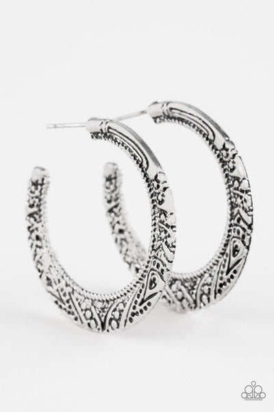 Paparazzi Rumba Rendezvous Silver Earrings