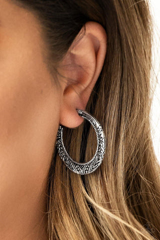 Paparazzi Rumba Rendezvous Silver Earrings