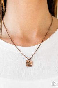 Own Your Journey Copper Necklace