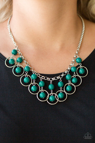 Really Rococo Green Necklace