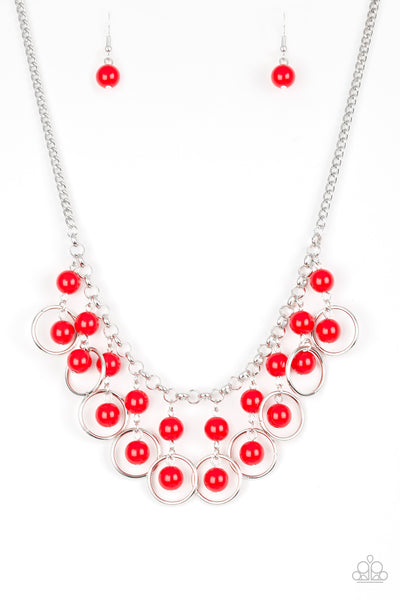 Paparazzi Really Rococo Red Necklace