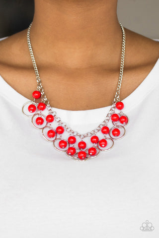 Paparazzi Really Rococo Red Necklace