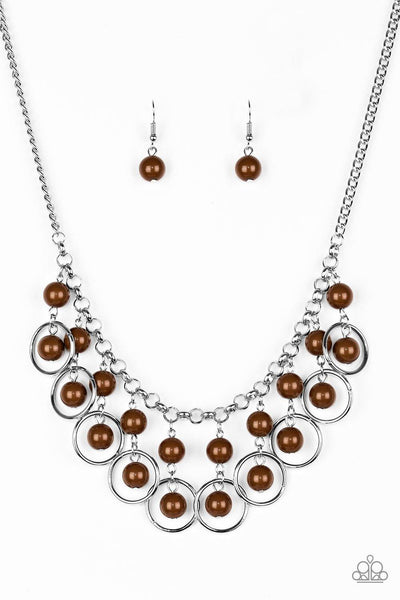 Really Rococo Brown Necklace - Nothin' But Jewelry by Mz. Netta