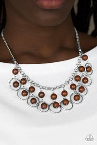 Really Rococo Brown Necklace - Nothin' But Jewelry by Mz. Netta