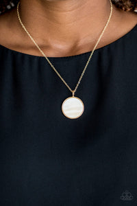 Paparazzi Shimmering Seashores Gold Necklace