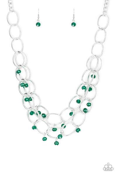 Yacht Tour Green Necklace