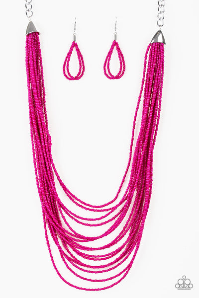 Paparazzi Accessories Peacefully Pacific Pink Necklace
