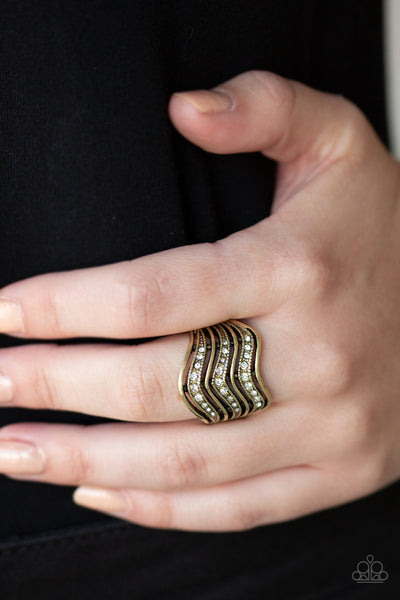 Fashion Finance Brass Ring