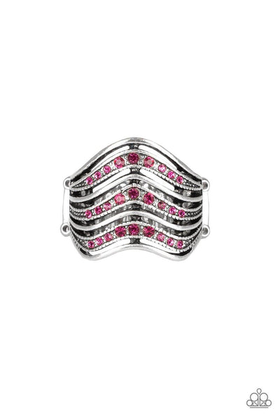 Fashion Finance Pink Ring - Nothin' But Jewelry by Mz. Netta