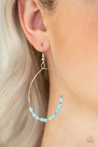 Prize Winning Sparkle Blue Earrings - Nothin' But Jewelry by Mz. Netta