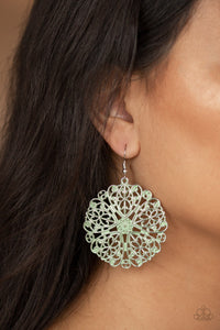 Paparazzi Ocean Paradise Green Earrings