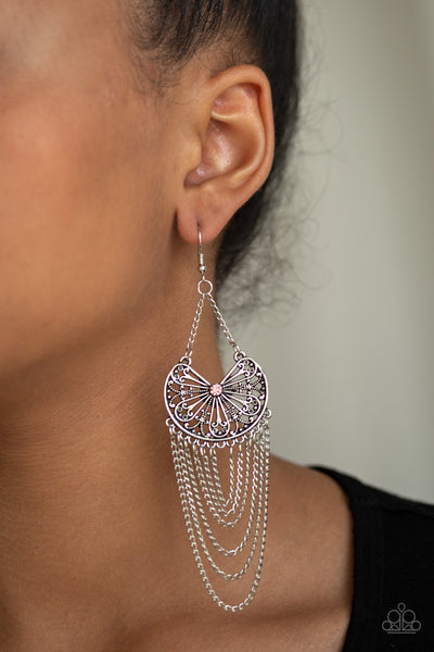 So Social Butterfly Pink Earrings