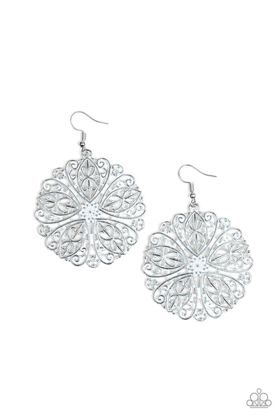 Ocean Paradise White Earrings