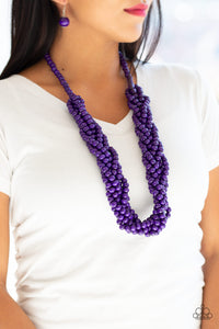 Paparazzi Tahiti Tropic Purple Necklace