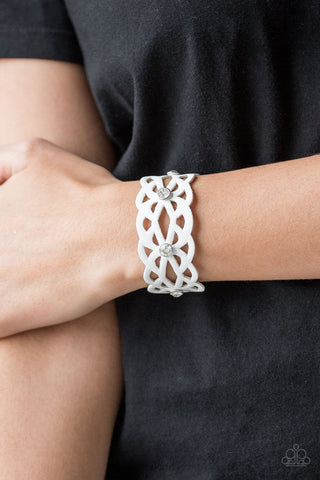 Runaway Radiance White Bracelet