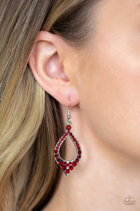 Finest First Lady Red Earrings