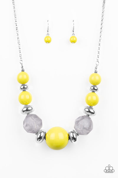 Daytime Drama Yellow Necklace