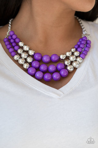 Paparazzi Dream Pop Purple Necklace