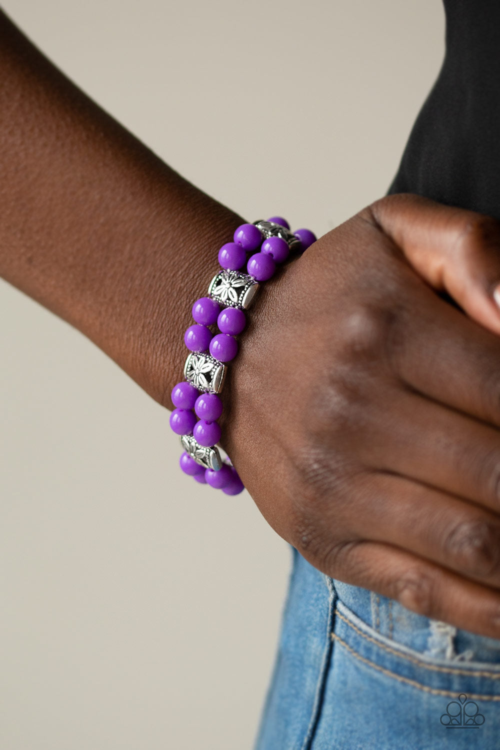 Paparazzi Daisy Debutante Purple Bracelet