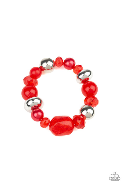 Ice Ice-Breaker Red Bracelet