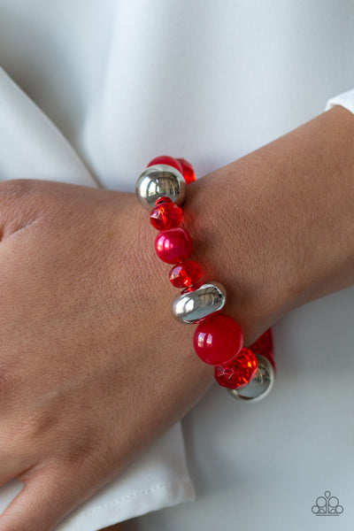 Ice Ice-Breaker Red Bracelet