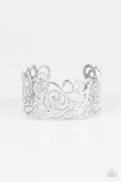 Paparazzi Accessories Victorian Gardens White Bracelet