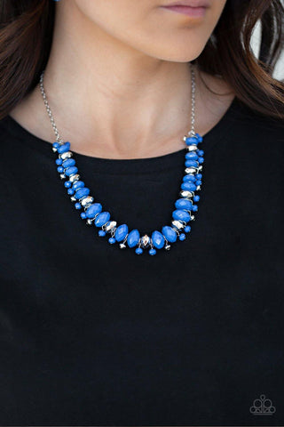 BRAGs To Riches Blue Necklace - Nothin' But Jewelry by Mz. Netta