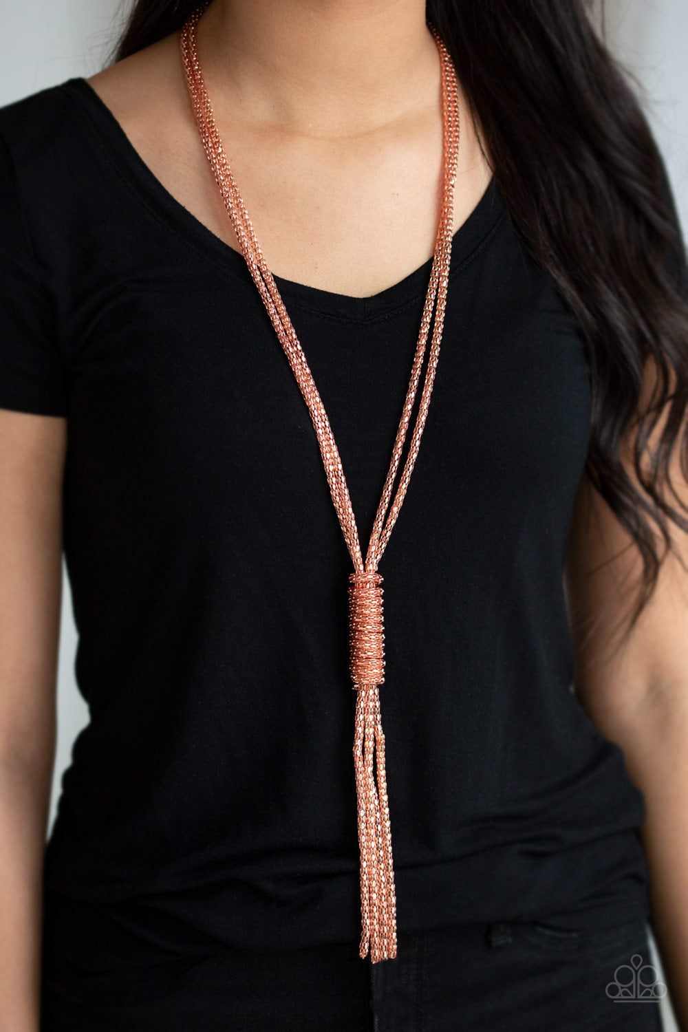 Paparazzi Boom Boom Knock You Out Copper Necklace