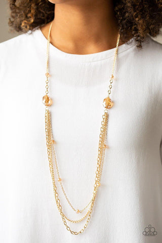 Paparazzi Dare To Dazzle Gold Necklace