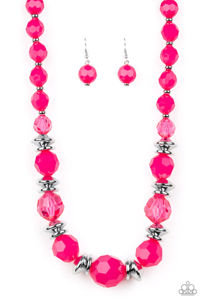Paparazzi Accessories Dine and Dash Pink Necklace