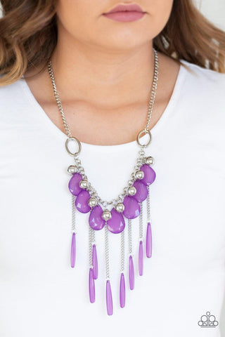 Paparazzi Roaring Riviera Purple Necklace