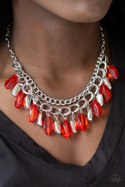 Paparazzi Spring Daydream Red Necklace