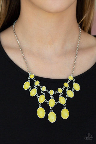 Mermaid Marmalade Yellow Necklace - Nothin' But Jewelry by Mz. Netta